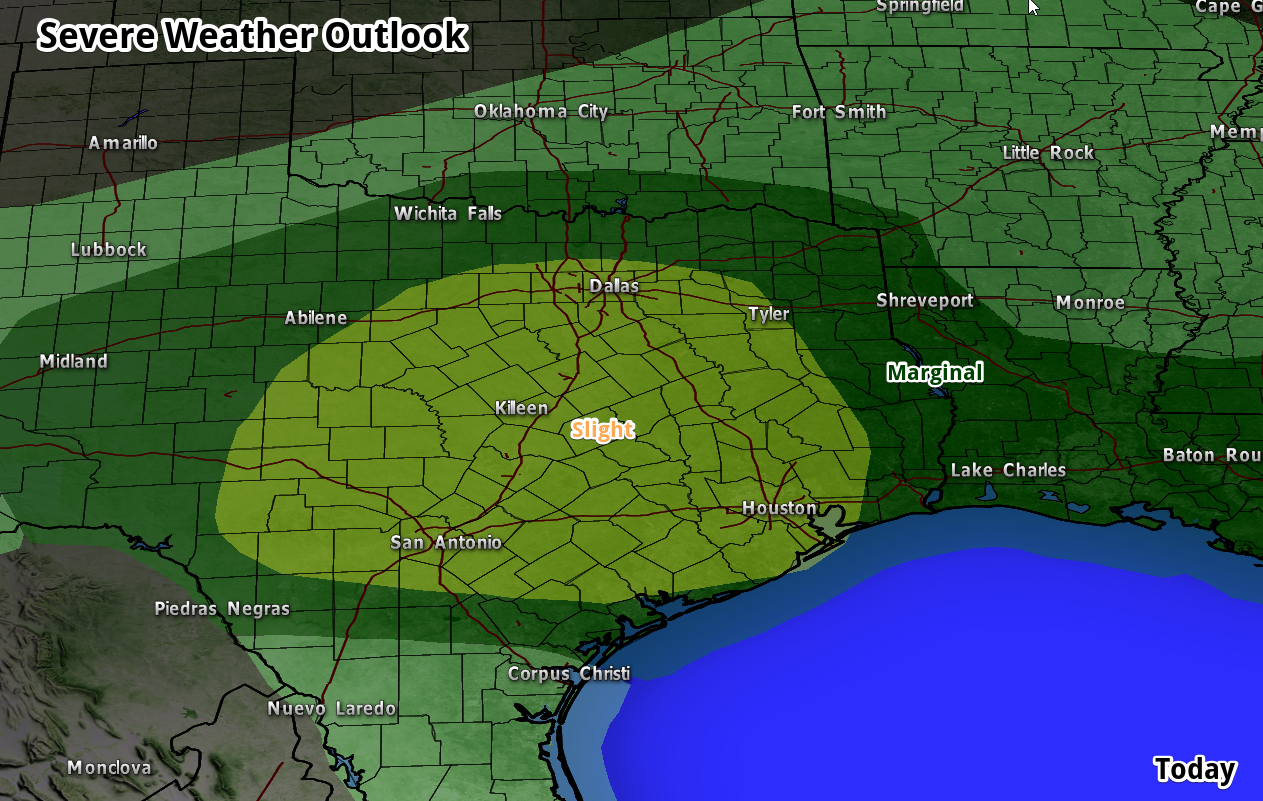 Severe Storms Possible Tonight and Tomorrow