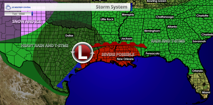 Storm System to Bring Heavy Rain, Strong Storms to Parts of the Region ...