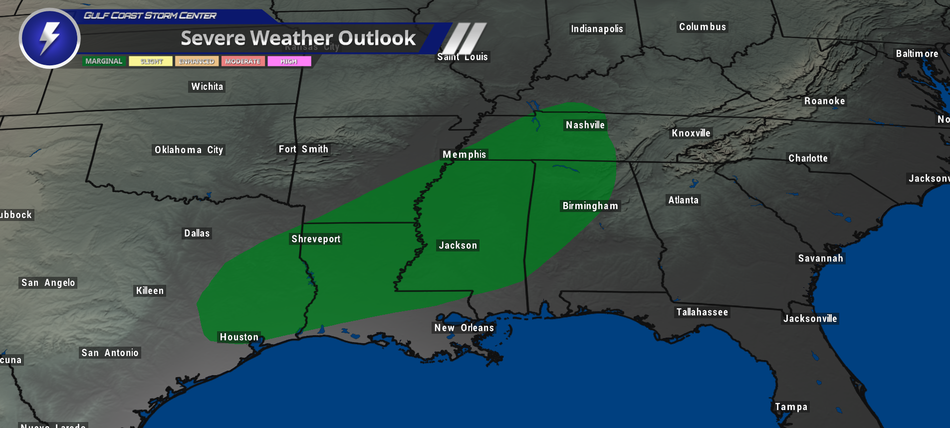 Isolated Strong to Severe Storms Possible Across Parts of the Region ...