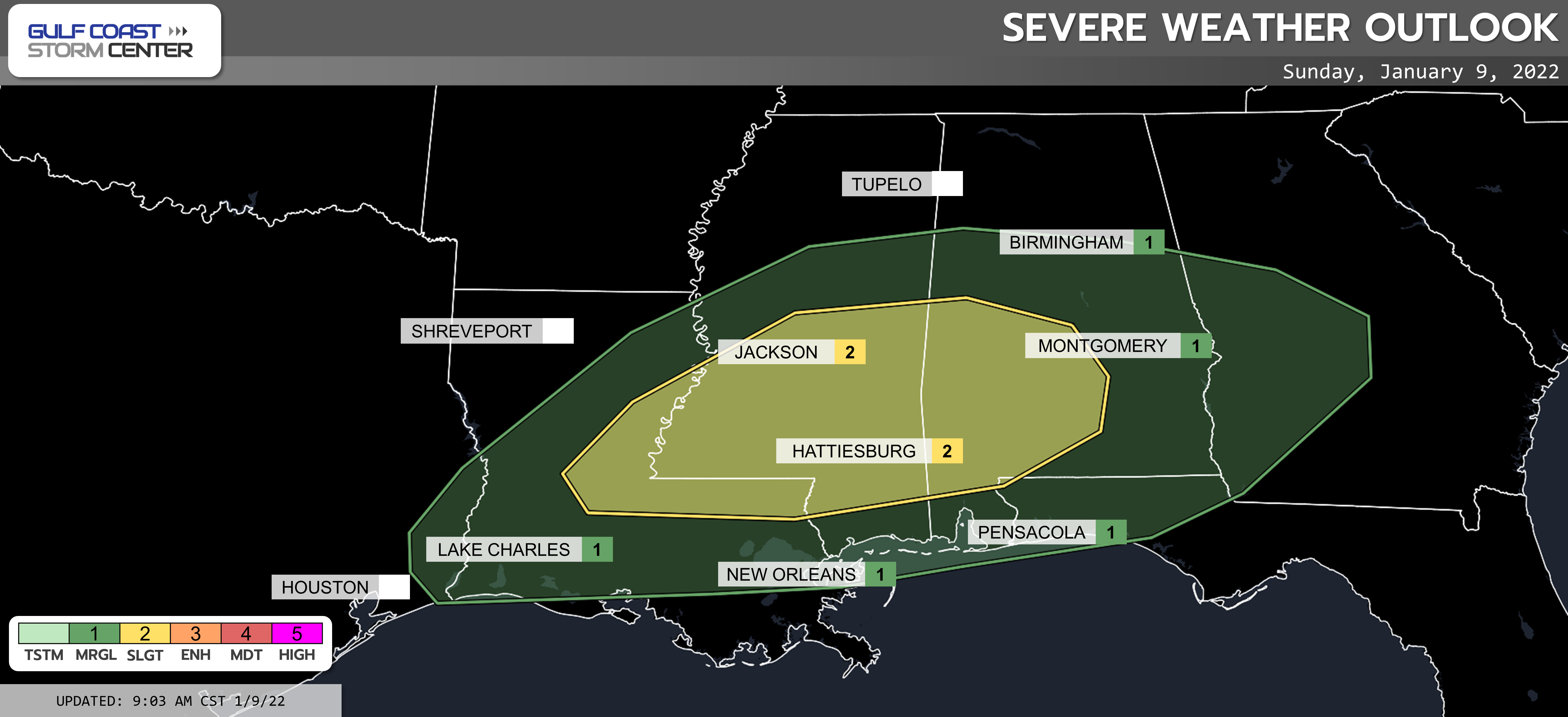 Strong to Severe Storms Possible Today